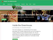 Tablet Screenshot of insidethegreenhouse.org